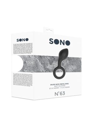 SONO Silicone No. 63 Dildo with Metal Ring 13,5 cm