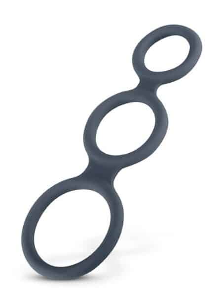 Boners Silicone Triple Ring Grey