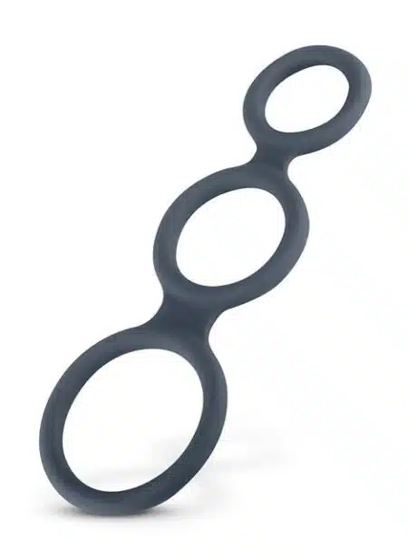 Boners Silicone Triple Ring Grey