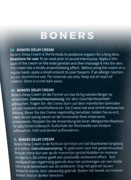 Boners Delay Cream 100 ml