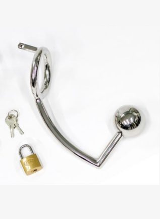 Titus Master Chastity Ass Lock with 40 mm Ball 40 mm