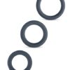 Boners Silicone 3-Piece Cock Ring Set Grey