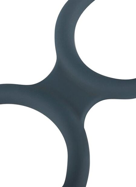 Boners Silicone Triple Ring Grey