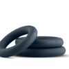 Boners Silicone 3-Piece Cock Ring Set Grey