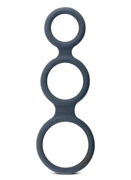 Boners Silicone Triple Ring Grey