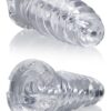 Oxballs Screw'd Super Squish Corkscrew Masturbator TPR Clear