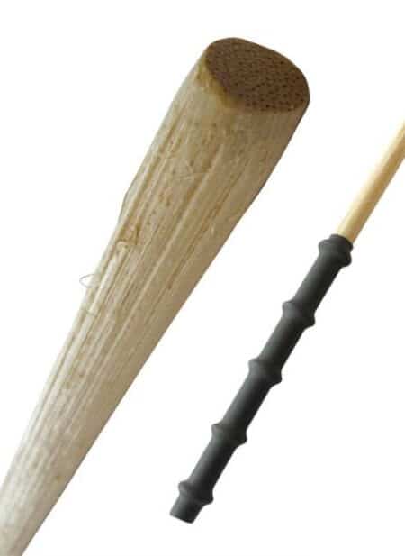 Manilla Skinned Cane with Rubber Grip