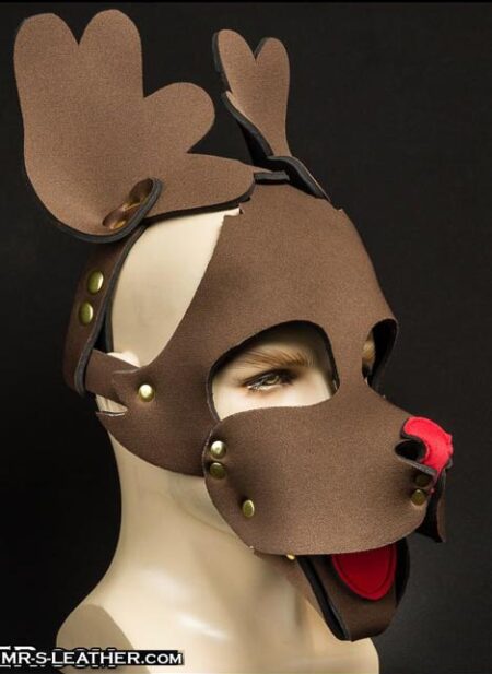 Mr. S Neoprene Reindeer Muzzle Brown