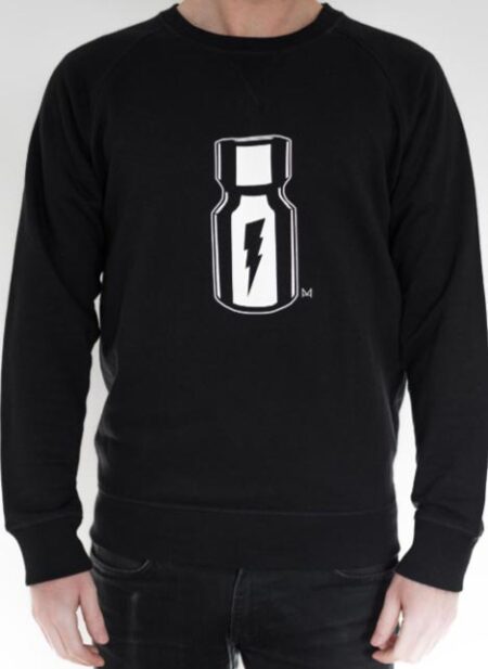 Master of the House Poppers Sweater Black Small