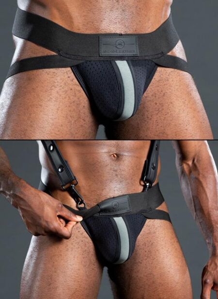 Mr. S Neo Air Mesh Jock Black / Grey Medium