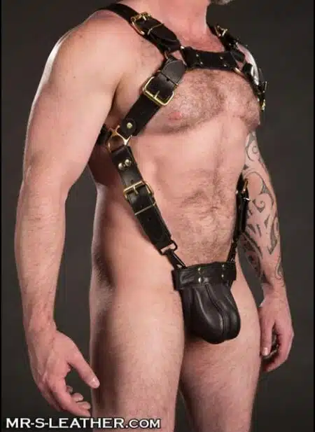 Mr. S Leather Trojan Jock Latigo Silver Small / Medium