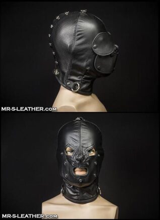 Mr. S Leather Deluxe Tight Hood Perforated Black One size