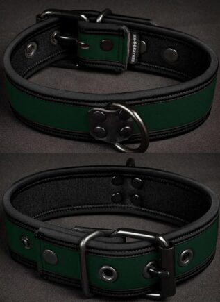 Mr. S Neoprene Puppy Collar Hunter Small/Medium