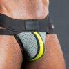 Mr. S Neo Air Mesh Jock Grey / Yellow Medium