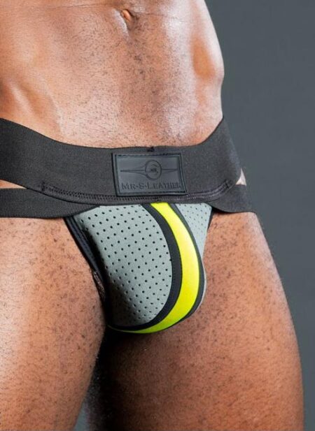 Mr. S Neo Air Mesh Jock Grey / Yellow Medium