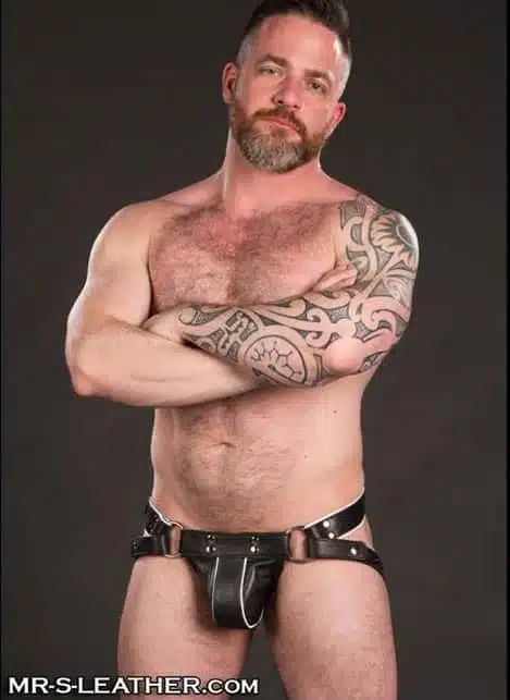Mr. S Leather Piped Trojan Jock Blue Small / Medium