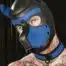 Mr. S Neoprene Puppy Collar Cobalt blue Small/Medium