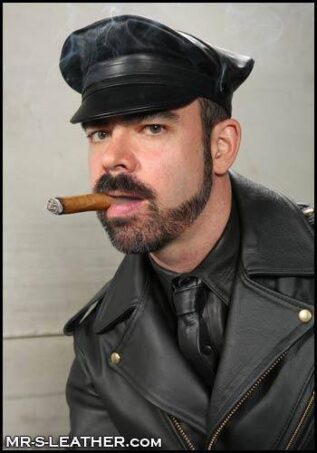 Mr. S Leather Cruising Cap Black Small