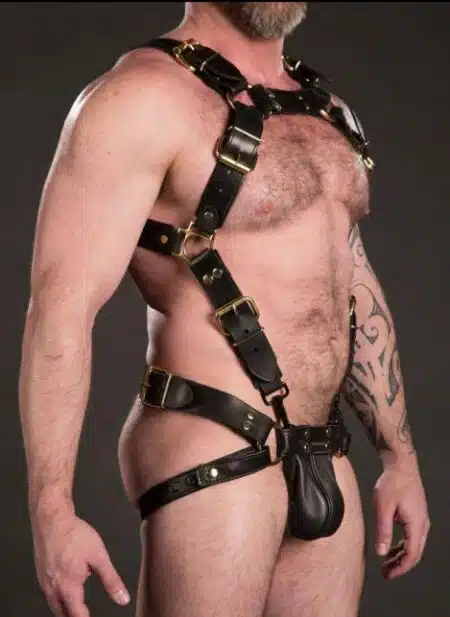 Mr. S Leather Trojan Jock Latigo Silver Small / Medium