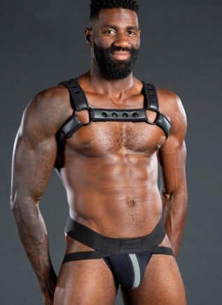 Mr. S Neo Air Mesh Jock Black / Grey Medium