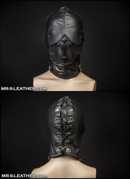 Mr. S Leather Deluxe Tight Hood Perforated Black One size