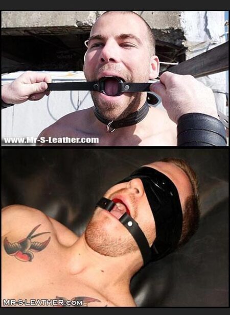Mr. S Leather O-Ring Gag Black