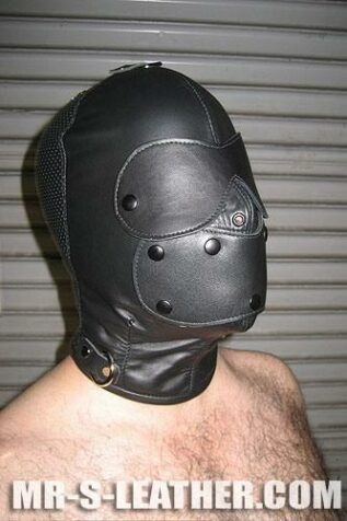 Mr. S Leather Deluxe Tight Hood Perforated Black One size