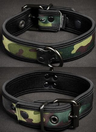 Mr. S Neoprene Puppy Collar Camo Large/Extra large