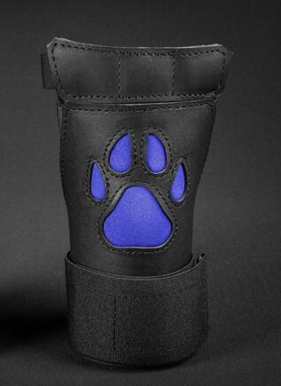 Mr. S Leather Open Paw Puppy Glove Royal blue