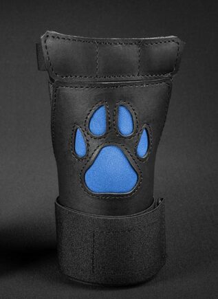 Mr. S Leather Open Paw Puppy Glove Cobalt blue