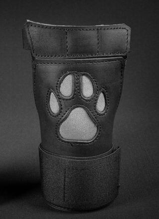 Mr. S Leather Open Paw Puppy Glove Grey