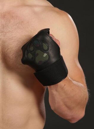 Mr. S Leather Open Paw Puppy Glove Camo