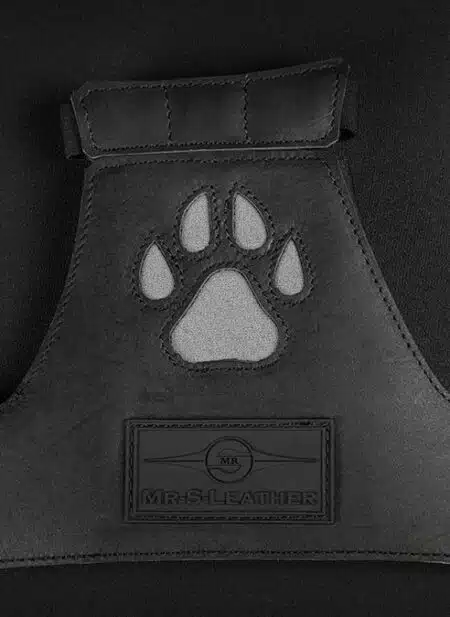 Mr. S Leather Open Paw Puppy Glove Grey
