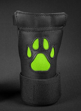 Mr. S Leather Open Paw Puppy Glove Lime