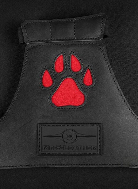 Mr. S Leather Open Paw Puppy Glove Red