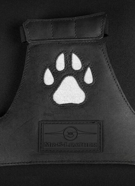 Mr. S Leather Open Paw Puppy Glove White