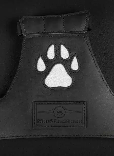 Mr. S Leather Open Paw Puppy Glove White