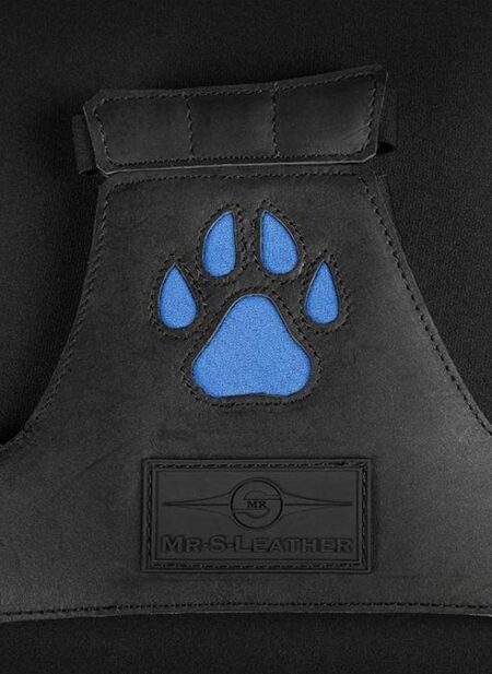 Mr. S Leather Open Paw Puppy Glove Cobalt blue