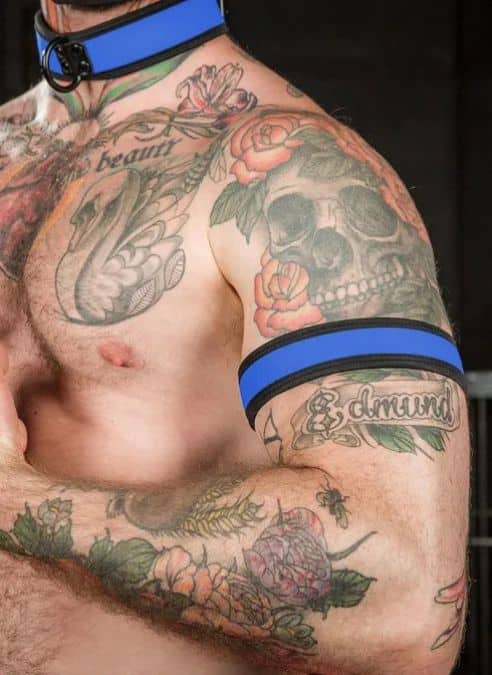 neo bicep band cobalt blue