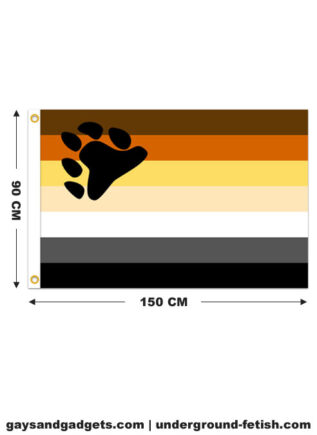 Bear Flag Printed 90 x 150cm