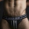 Locker Gear Jockstrap with Zipper White Small