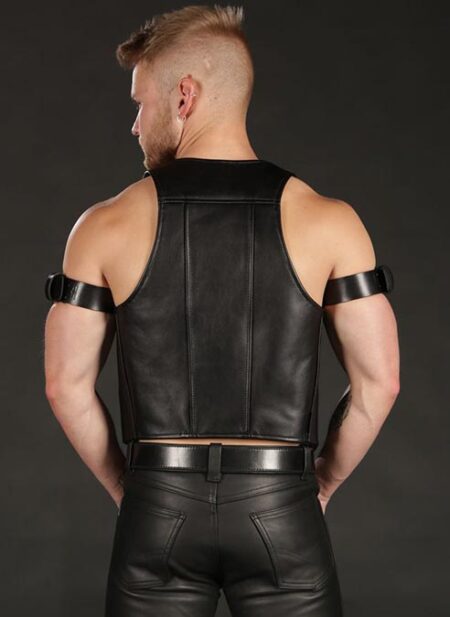 Mr. S Leather Berlin Bar Vest Small