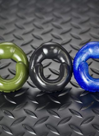 Oxballs Grip Padded Cockring Silicone Black