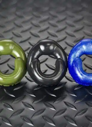 Oxballs Grip Padded Cockring Silicone Black
