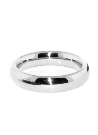 Black Label Stainless Steel Donut Cock Ring 40 mm