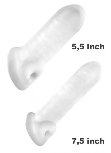 Perfect Fit Fat Boy Original Ultra Fat Sheath 7,5 inch Clear