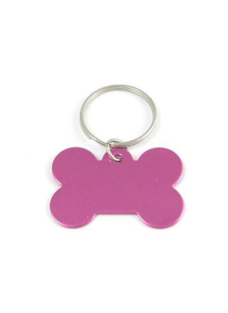 Bone-Shaped ID Tag Black