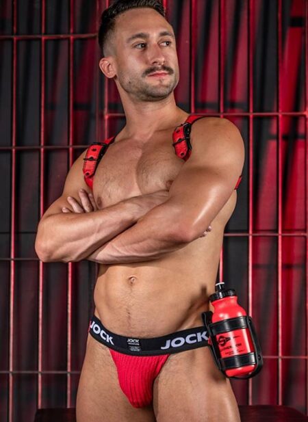 Mr. S Leather Sport Bottle Holster Black