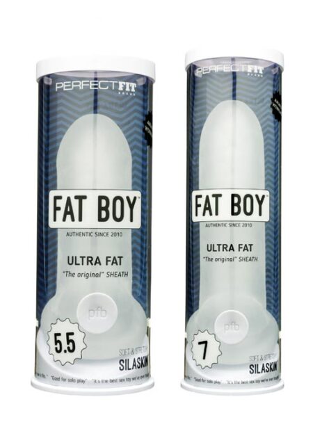Perfect Fit Fat Boy Original Ultra Fat Sheath 7,5 inch Clear
