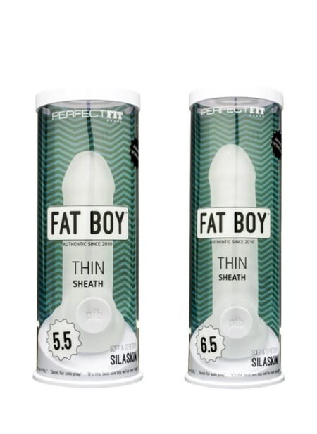 Perfect Fit Fat Boy Thin Sheath 5,5 inch Clear